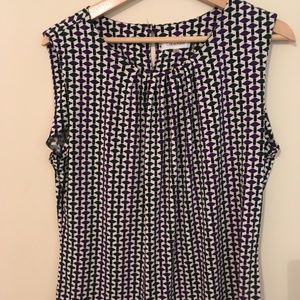 Calvin Klein sleeveless blouse, XL